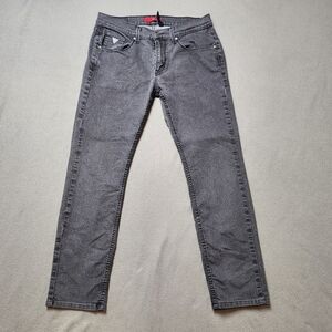 Guess Vermont Slim Fit Tapered Leg Jeans Sz 33